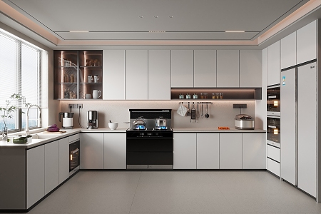 Modern Kitchen 3d model