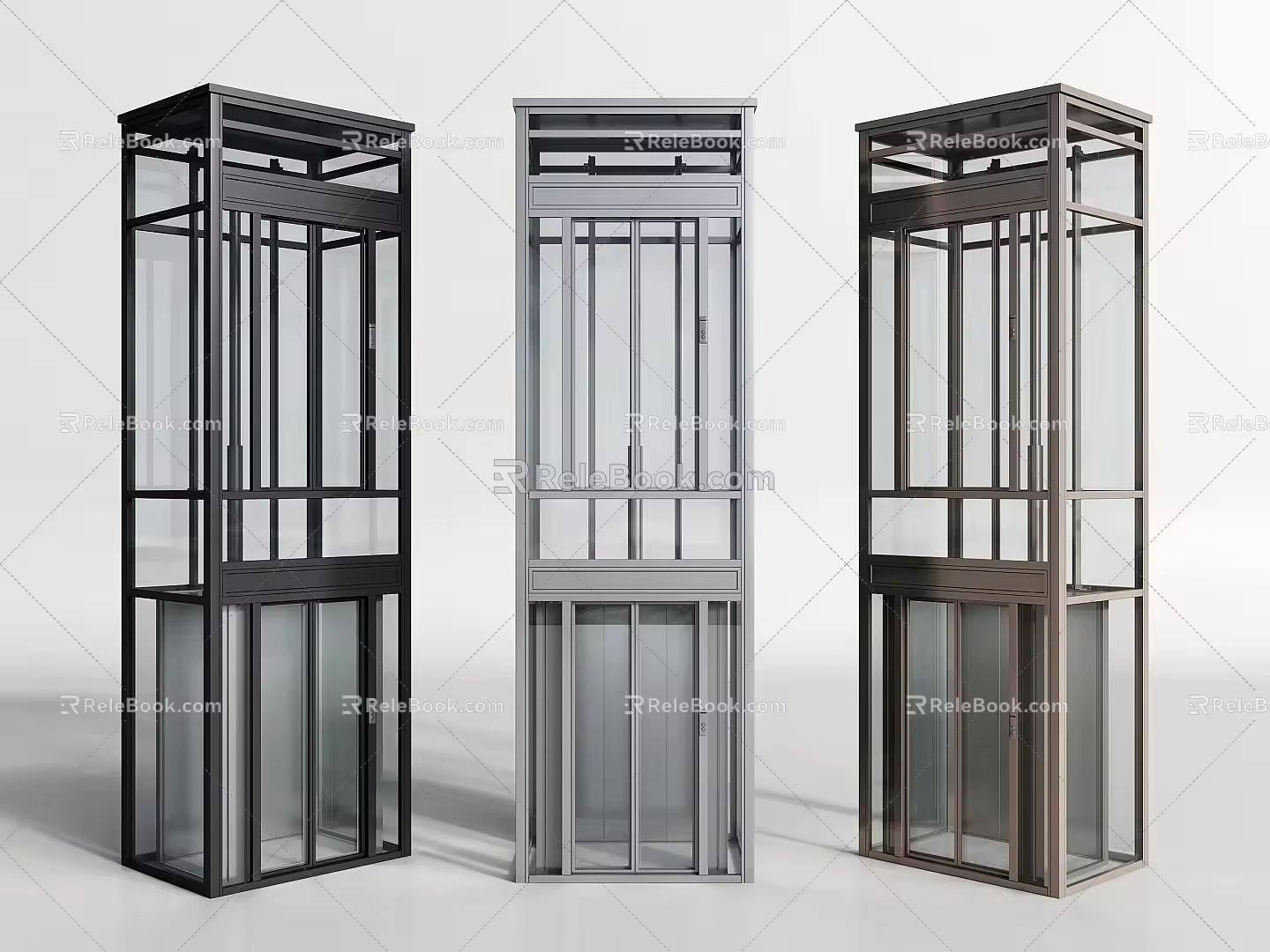 Modern Sightseeing Elevator Elevator Sightseeing Elevator Elevator 3d model