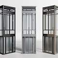 Modern Sightseeing Elevator Elevator Sightseeing Elevator Elevator 3d model