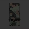 Camouflage Military Vehicle Hummer Style Design With Antenna Headlights And Large Tires