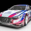 Hyundai Pilot Racing sports car Car 3d model