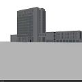 Modern Multi Storey Office Building With Connected Wings And Glass Facade