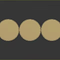 Shiny Gold Coins Featuring Various Designs And 1 RUB Inscription For Daily Use