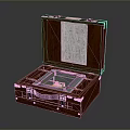 Practical Wooden Storage Box for Household Items with Open Compartments and Handle