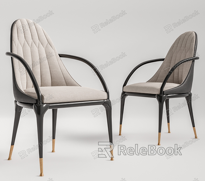 Modern Dining Chair Single Chair Dining Chair model