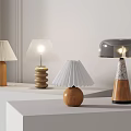 Quiet and Ancient Style Table Lamp 3d model