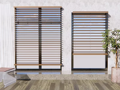 Silent venetian blinds 3d model