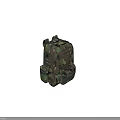 Camouflage Backpack Design With Multiple Pockets And Adjustable Straps For Outdoor Activities 3d model