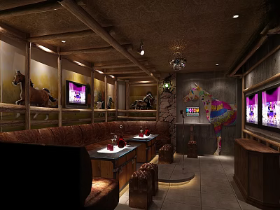 Industrial LOFT ktv 3d model