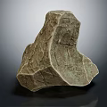 Natural Wooden Stone Decorative Piece With Rough Surface Texture For Home Interior Design