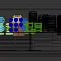 Commercial Refrigerator Freezer With Multiple Shelves Displaying Various Frozen And Refrigerated Food Items
