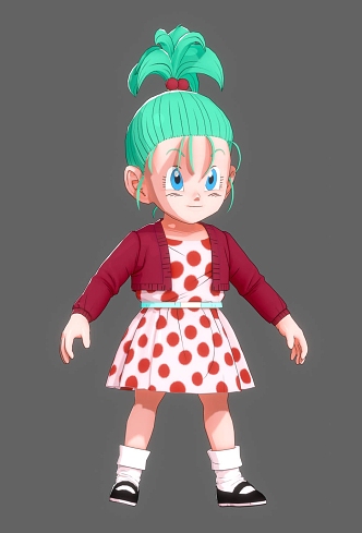 Dragon Ball Bulma Cartoon Animation Cartoon Manga Movie Bulma Little Girl 3d model