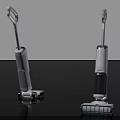 Modern White Floor Cleaning Tools With Long Handle And Efficient Brush Heads