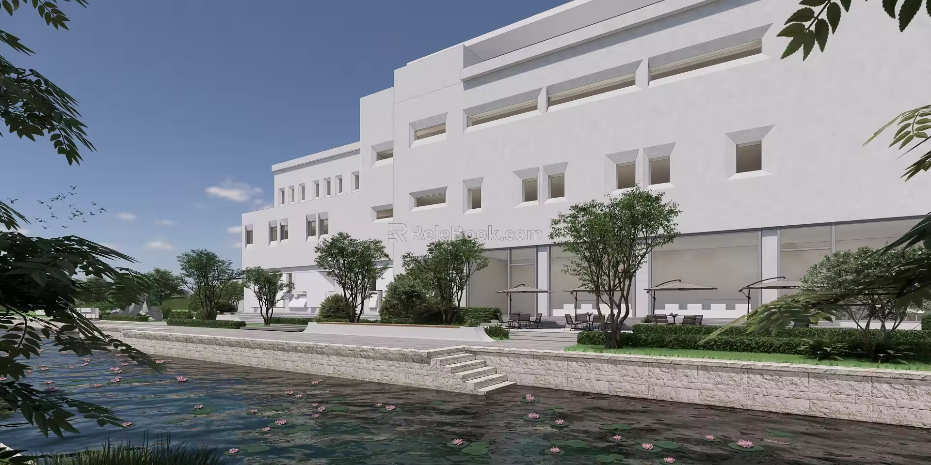 architectural landscape 3d model