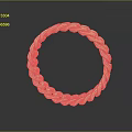 Fashionable Golden Braided Bracelet With Intricate Woven Design And Shiny Metal