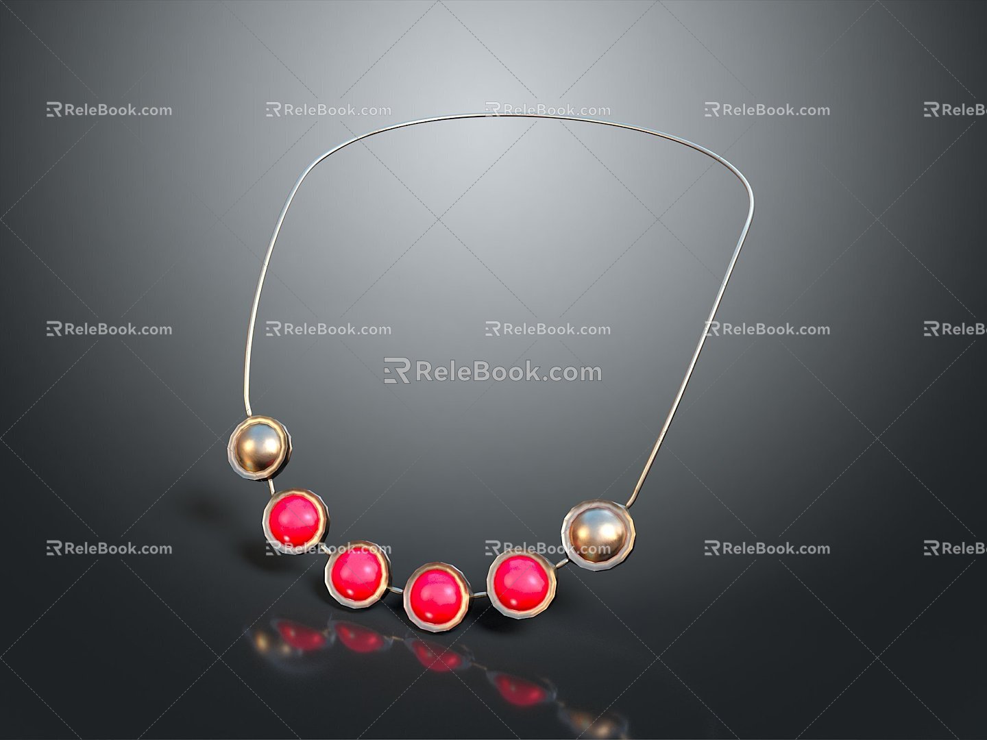 Necklace Tianzhu Necklace Ornaments Jewelry Fashion Necklace Accessories Jewelry Realistic 3d model