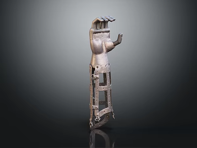 Industrial Grade Metal Hardware Tool with Adjustable Clamp and Bolted Structure 3d model