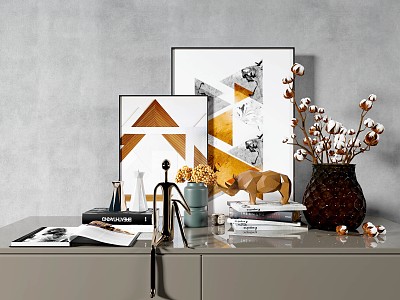 Modern Ornaments Combination Decorative Ornaments 3d model