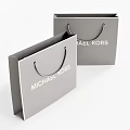 Michael Kors Gray Shopping Bags With Sleek Design For Daily Use And Storage