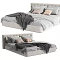 Double bed 3d model