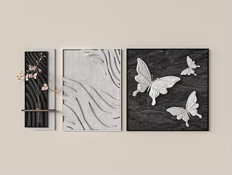 Butterfly Wall Decoration 3d model