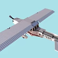 Lego Brick Built White Airplane Model With Detailed Wings And Design