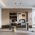 Modern study 3d model