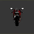 Red Ducati Sports Motorcycle With Sleek Aerodynamic Body Design Black Seat And Alloy Wheels