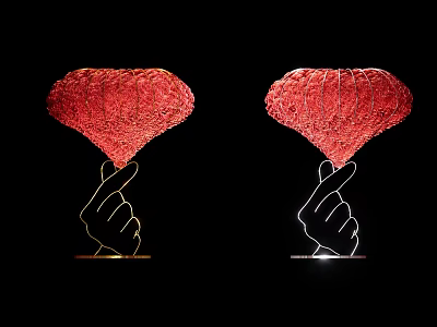 Wedding Hall Wedding Table Flower Rack Table Flower Rack 3d model