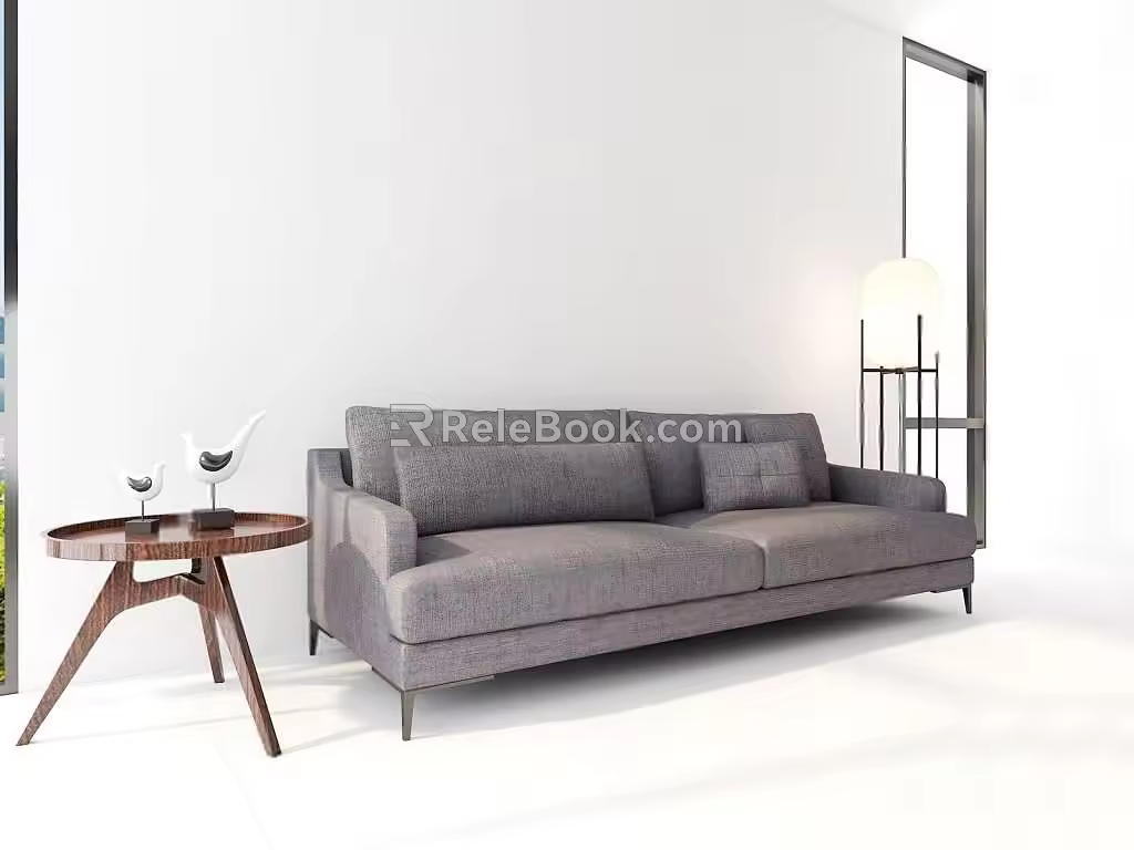 Double sofa 3d model
