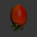 Fresh Red Tomato With Green Stem Smooth Skin For Household Essentials
