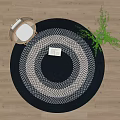 Modern Round Carpet 3d model