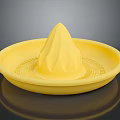 Yellow Lemon Squeezer As Daily Living Supply With Cone Shape And Drainage Holes
