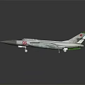 Military Fighter Aircraft With Silver Body Twin Engines Sharp Nose And Red Star Tail Fin