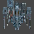 Futuristic Mechanical Structure With Robotic Arm Articulated Joints And Detailed Metal Components