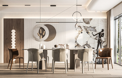 Modern Restaurant 3d model