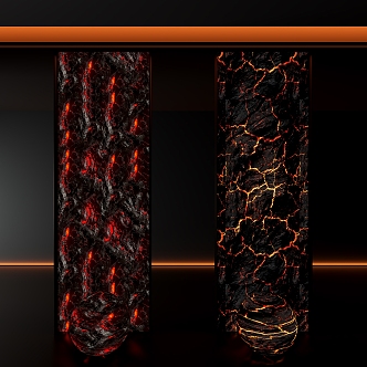 Light-transmitting volcanic rock volcanic rock luminous rock 3d model