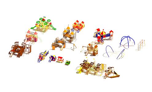 Modern Amusement Equipment 3d model