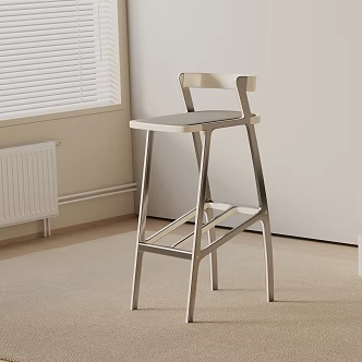 Modern Bar Chair 3d model