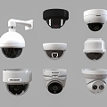 Security surveillance camera camera combination 3d model