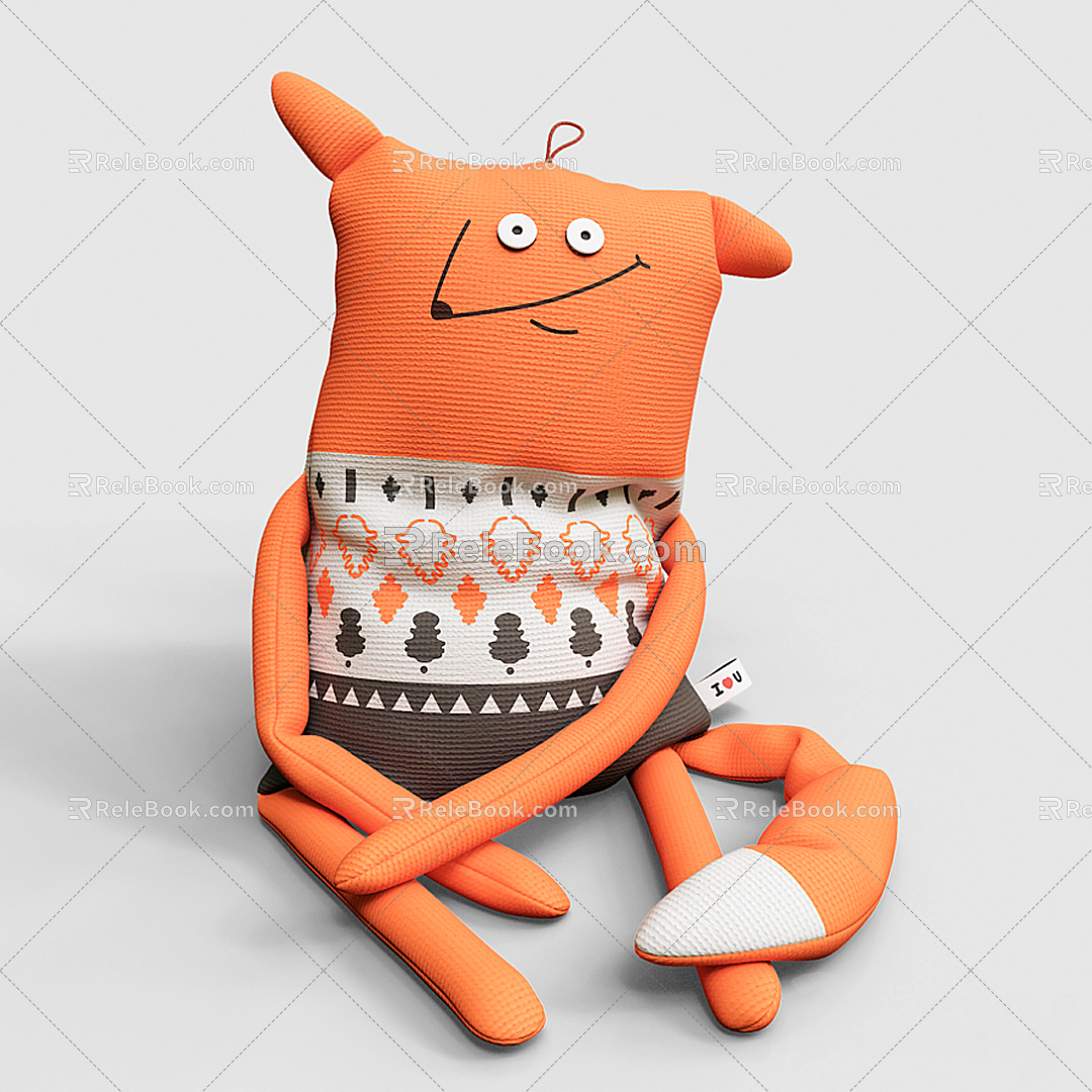 Modern Toy Children's Toy Doll 3d model