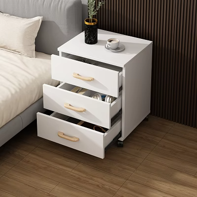 Modern bedside table vase book combination 3d model Modern bedside table vase book combination 3d model