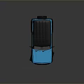 Blue Suzuki Compact Off Road Car With Black Roof And Rugged Design