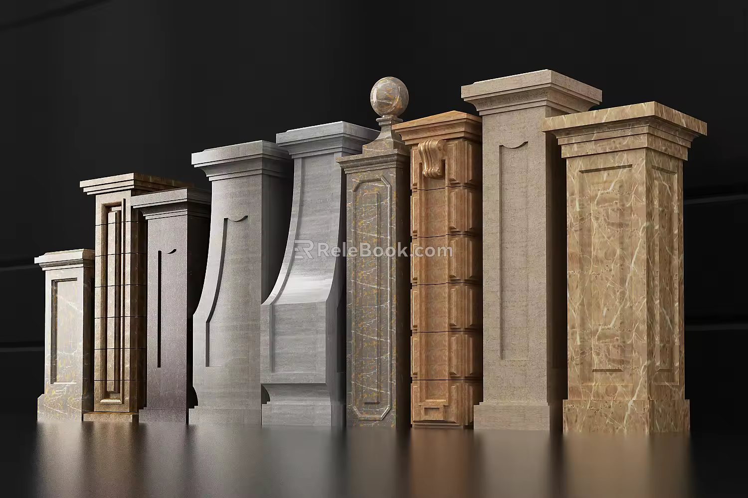 Jane's Roman Column 3d model