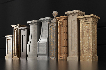 Jane's Roman Column 3d model