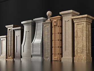 Jane's Roman Column 3d model