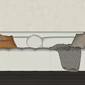 Modern Multiplayer Sofa 3d model