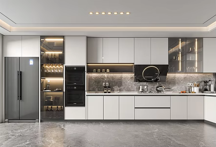 Modern Kitchen 3d model