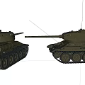 Detailed Military Tank Models With Turrets And Tracked Wheels For Collectors