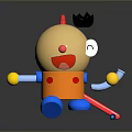 Puppet puppet wooden figure game character game character realistic character 3d model